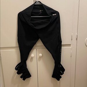 Zella Black Leggings with Unique Cutout Design